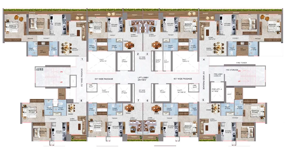 Swaminarayan City Floor Plan